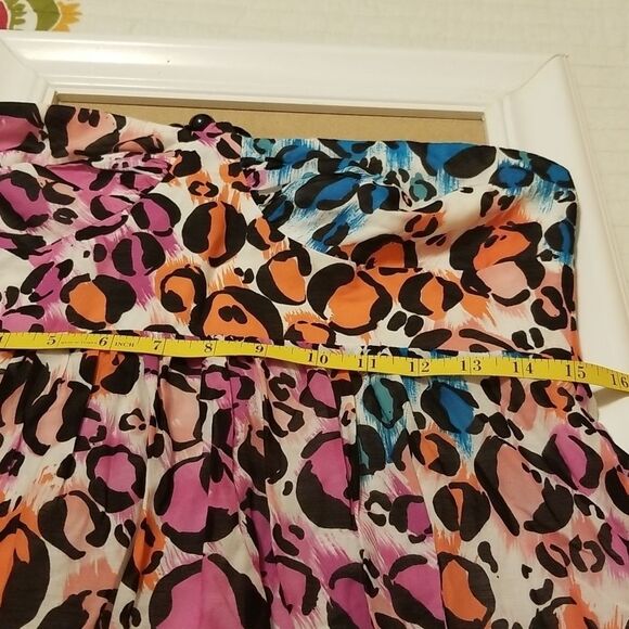 Trina Turk silk blend animal print halter style dress size 10 - Picture 9 of 9